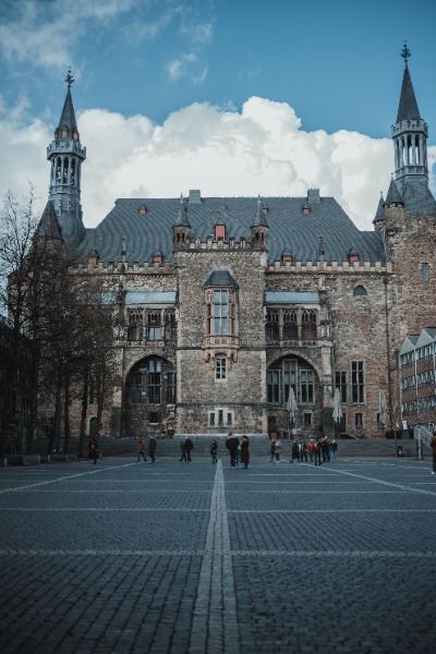 Oud gebouw in Aachen