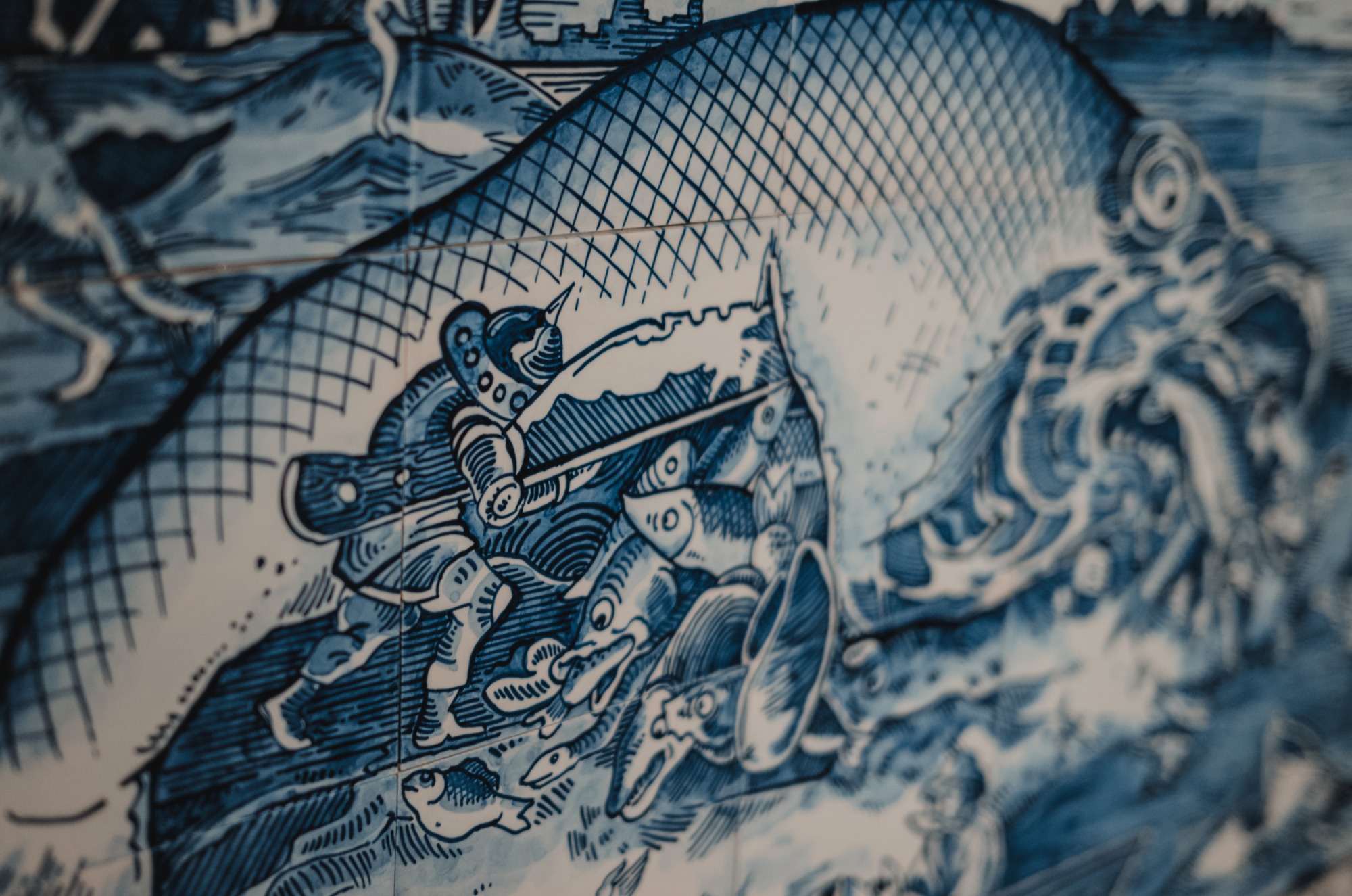 Een werk van Schiffmacher in het Royal Delft Museum