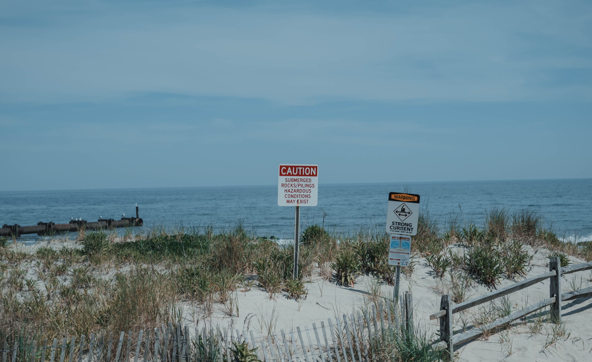 De kust aan de Jersey Shore