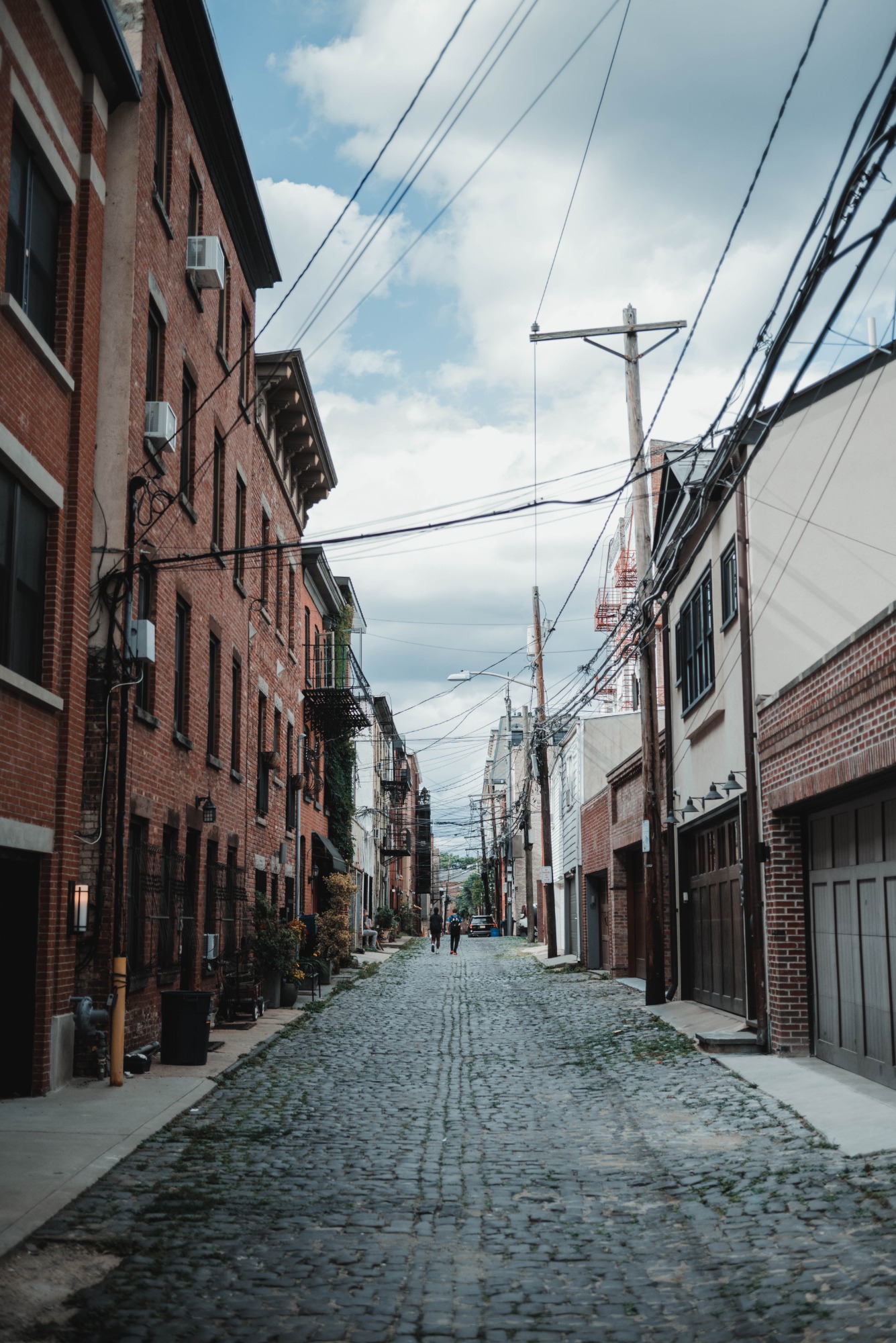 Een straat in New Jersey