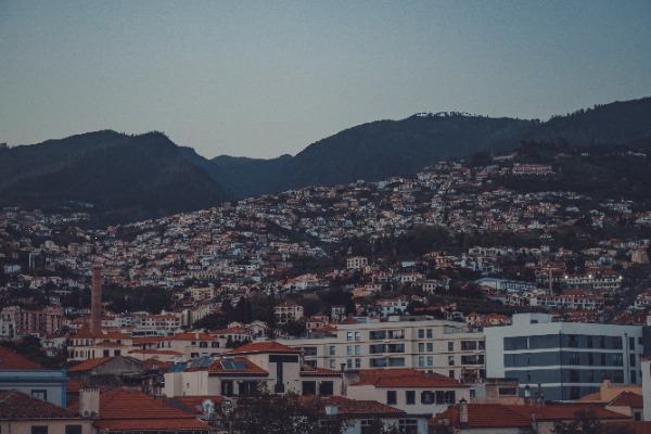 Funchal vanaf de kust