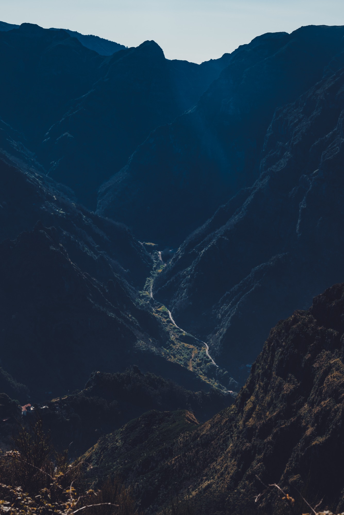 Een vallei op Madeira