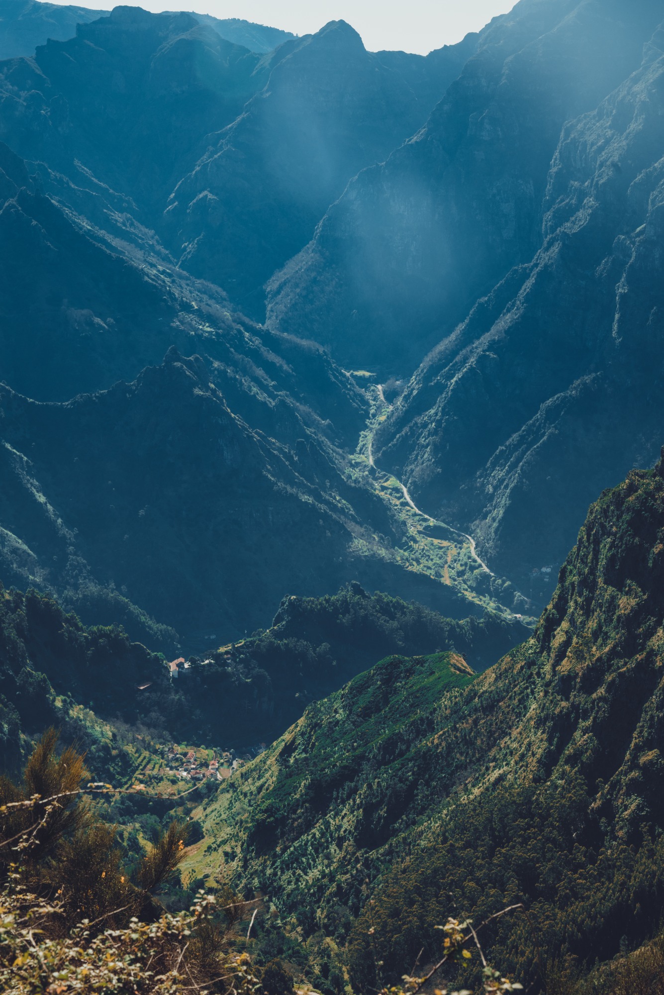 Een vallei op Madeira